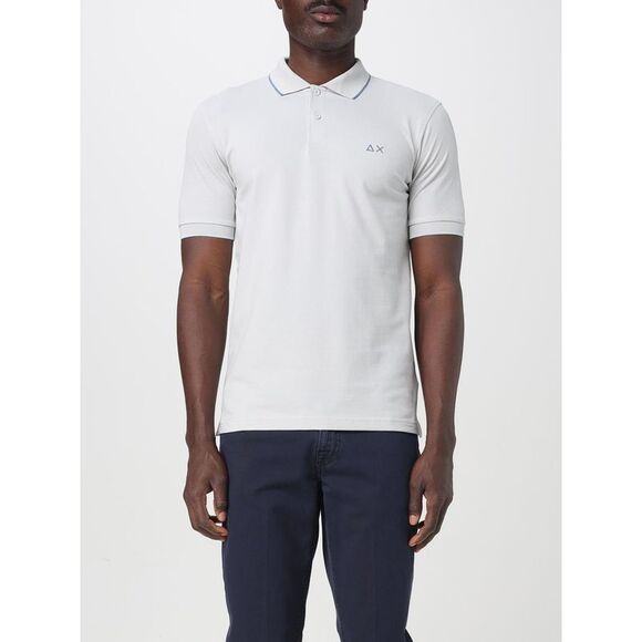Sun68 Polo Shirt Men Grey